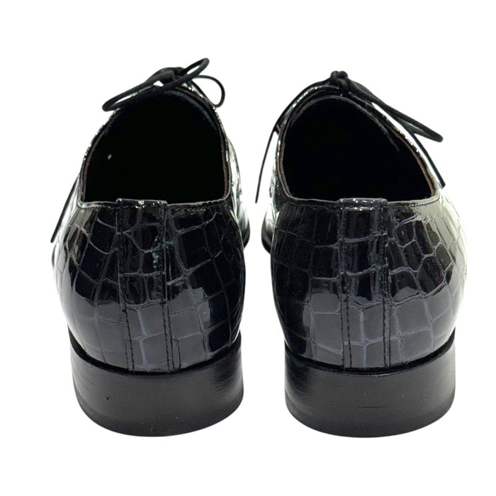 Topman juhlakengät lakeerinahkaa tumman sininen