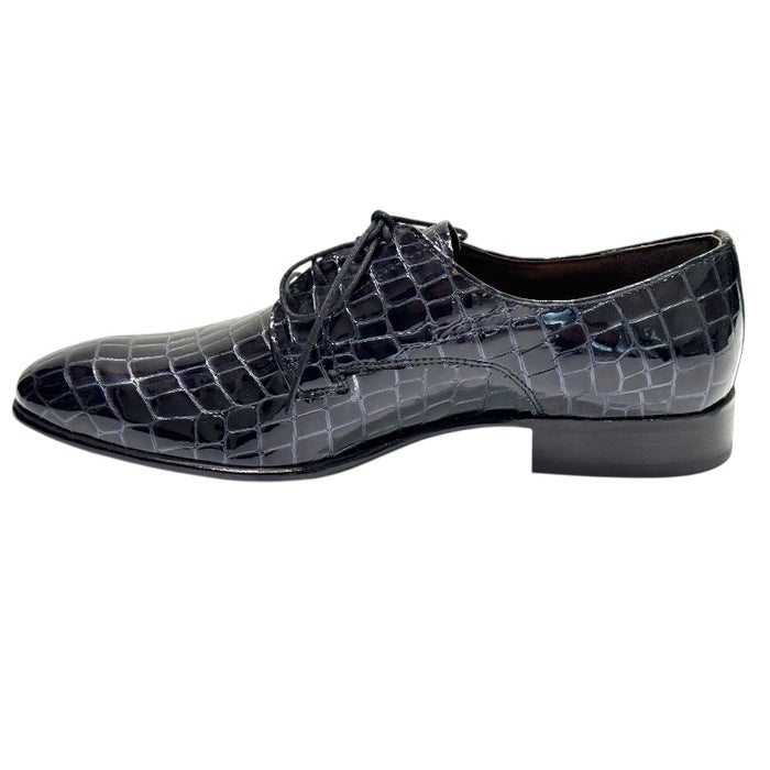 Topman juhlakengät lakeerinahkaa tumman sininen