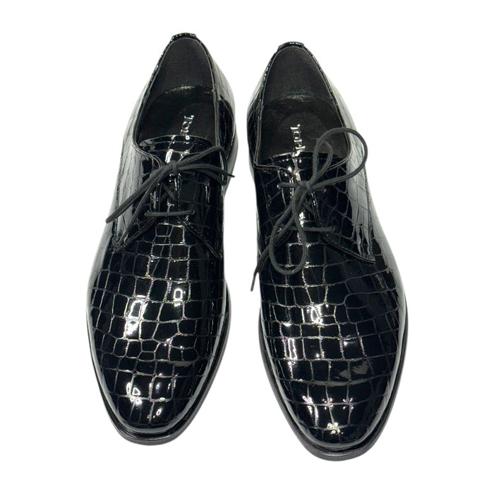 Topman miesten juhlakengät musta lakeeri