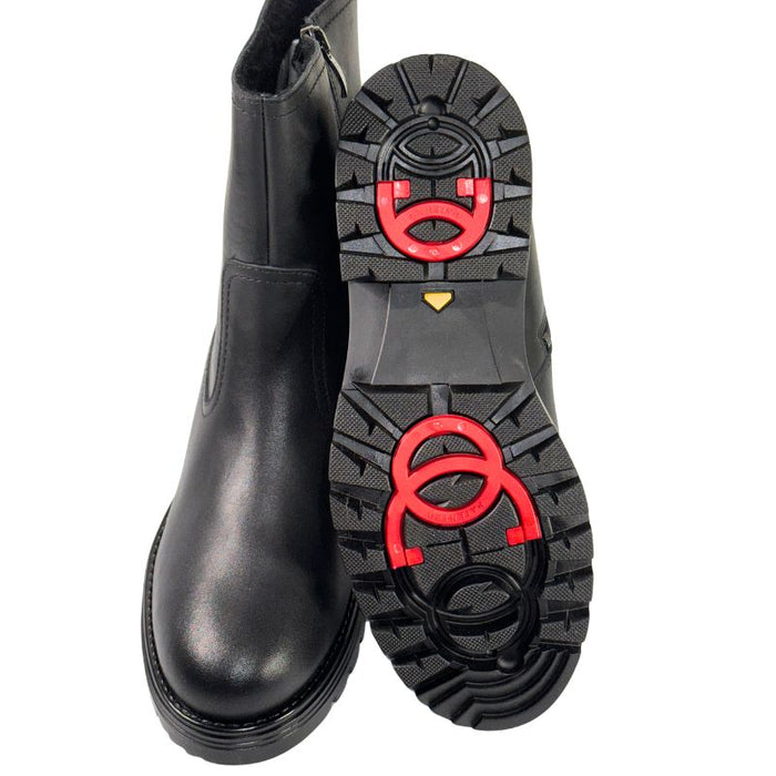 Aaltonen kääntönastaiset nilkkurit musta