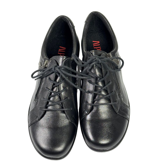 Alpina kävelykengät Ann H-laajuus nauhat ja vetoketjut musta