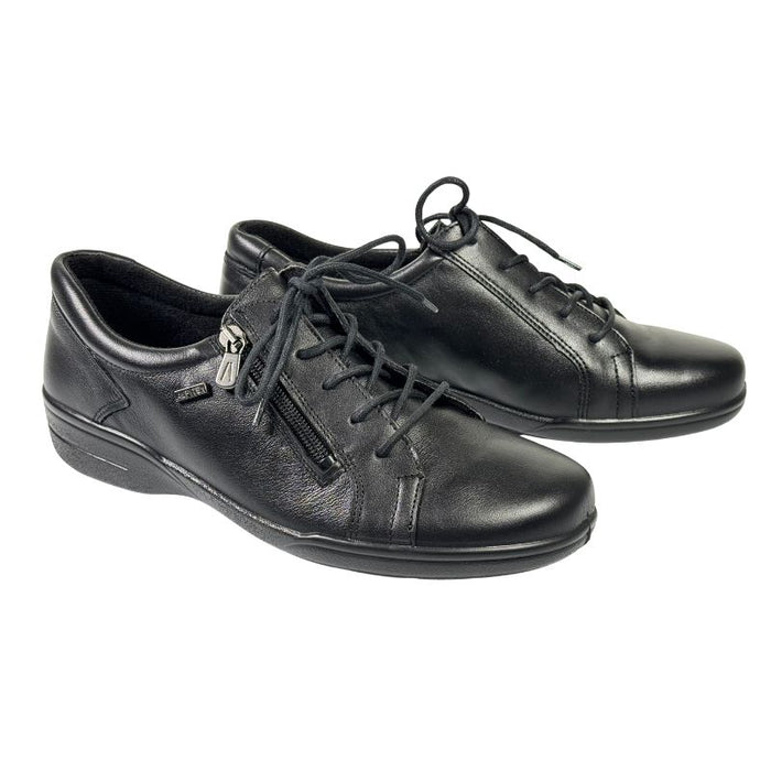 Alpina kävelykengät Ann H-laajuus nauhat ja vetoketjut musta