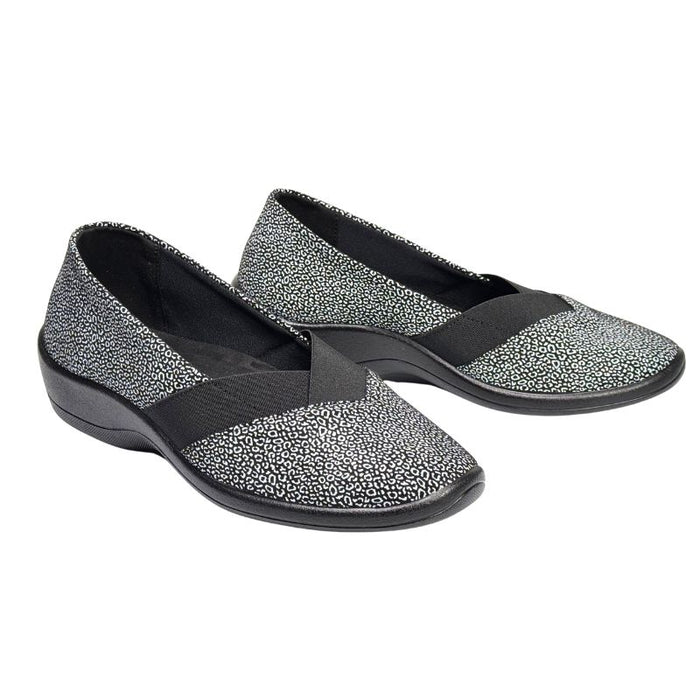 Arcopedico Acadia kiilakantaiset kävelykengät musta-valkoinen