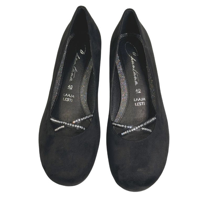 Chantana avokkaat laaja lesti musta