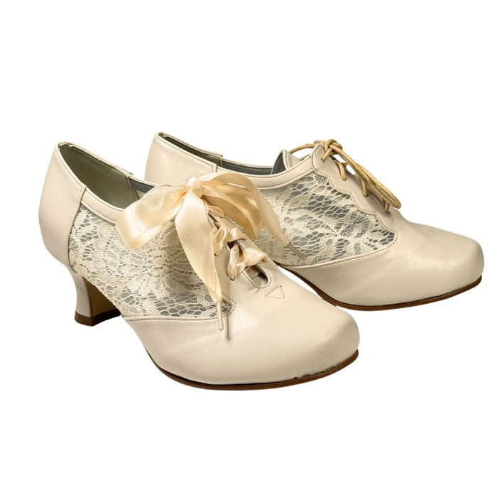 Chantana laajalestiset juhlakengät vaalea beige