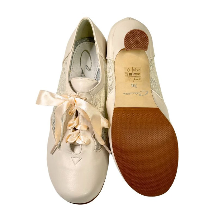 Chantana laajalestiset juhlakengät vaalea beige
