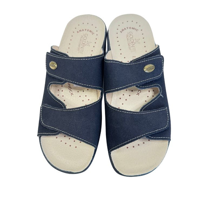 Työkengät Golden Fit mokkanahkaa musta