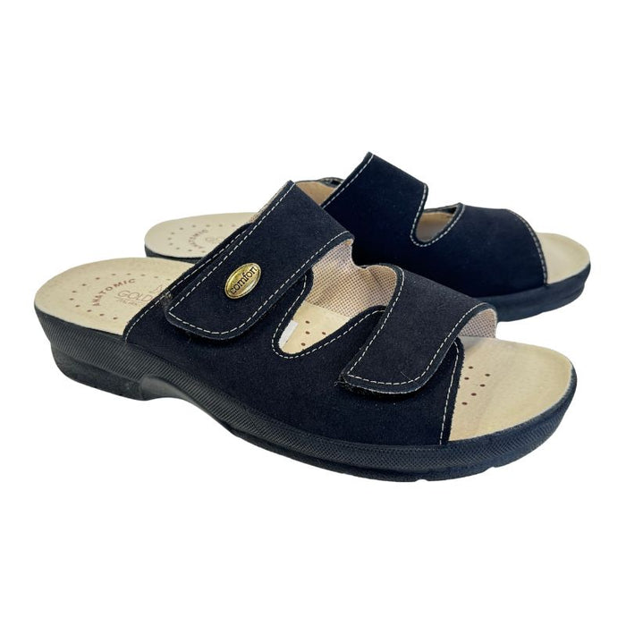 Työkengät Golden Fit mokkanahkaa musta