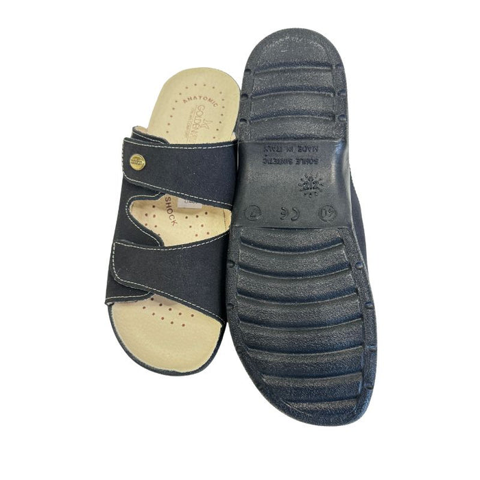 Työkengät Golden Fit mokkanahkaa musta