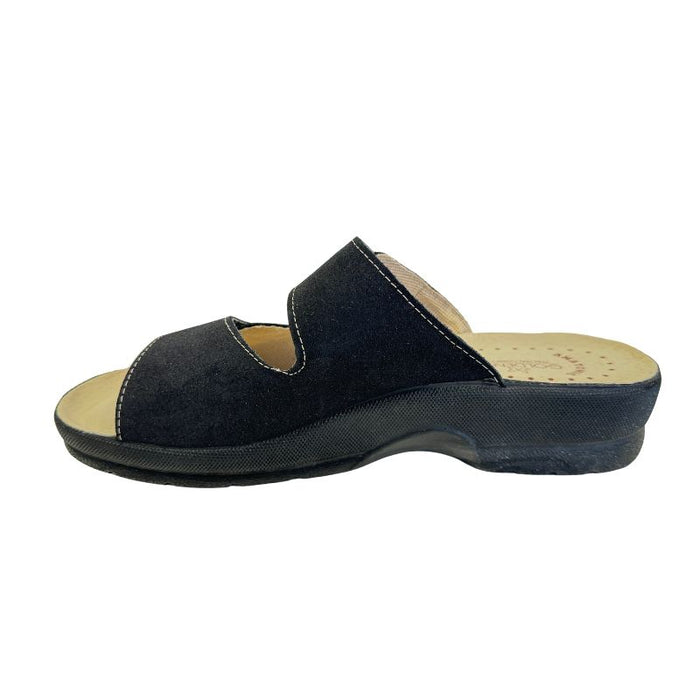 Työkengät Golden Fit mokkanahkaa musta