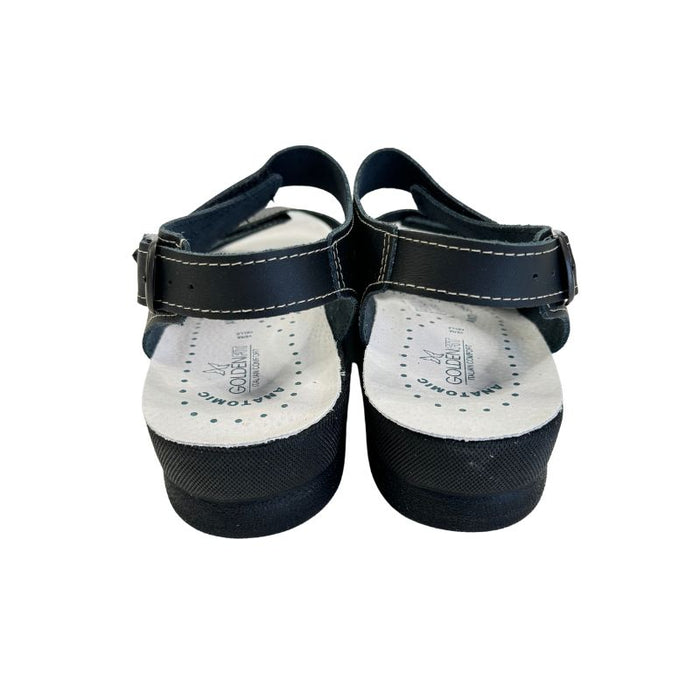 Työkengät Golden Fit pintanahkaa musta