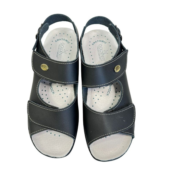 Työkengät Golden Fit pintanahkaa musta