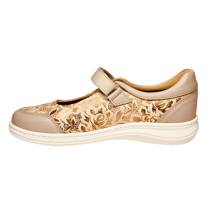 Ilves kävelykengät tilava lesti beige/ kulta