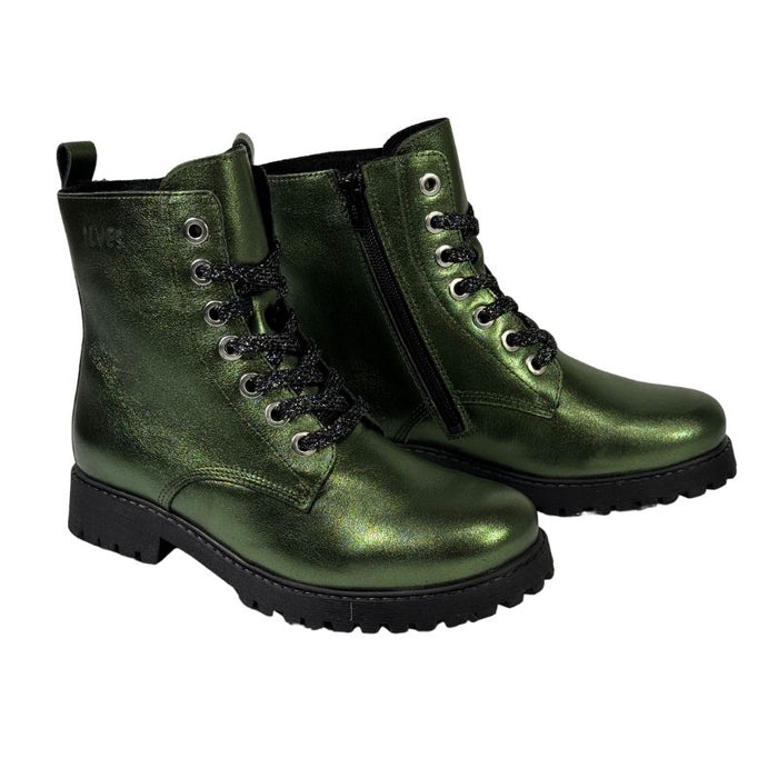 Ilves maiharit nahkaa metalin hohtoinen vihreä