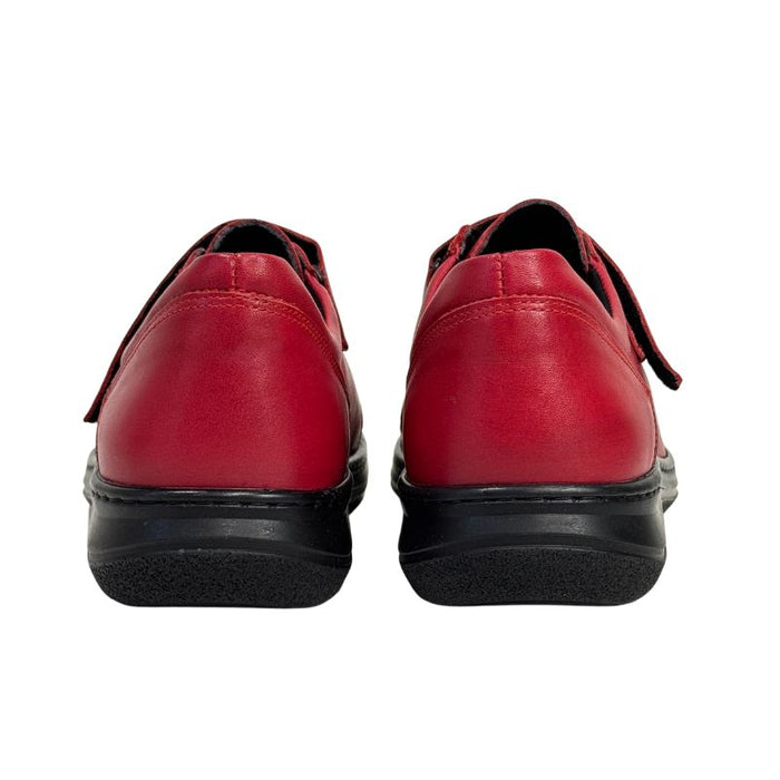 Ilves laajalestiset kävelykengät tarralla punainen