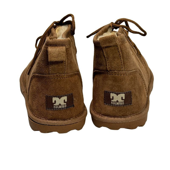 Kolme60 mokkanahkaiset nilkkurit miehille ruskea