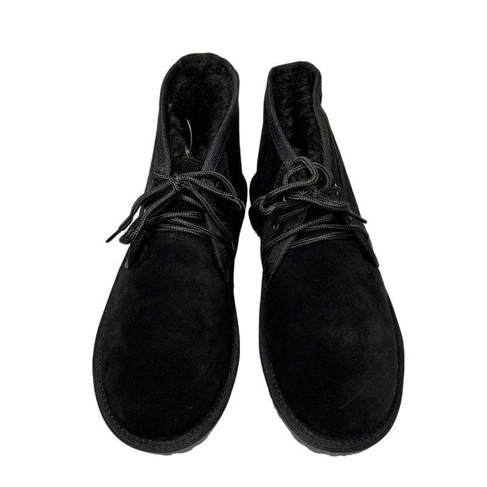 Kolme60 mokkanahkaiset nilkkurit miehille musta