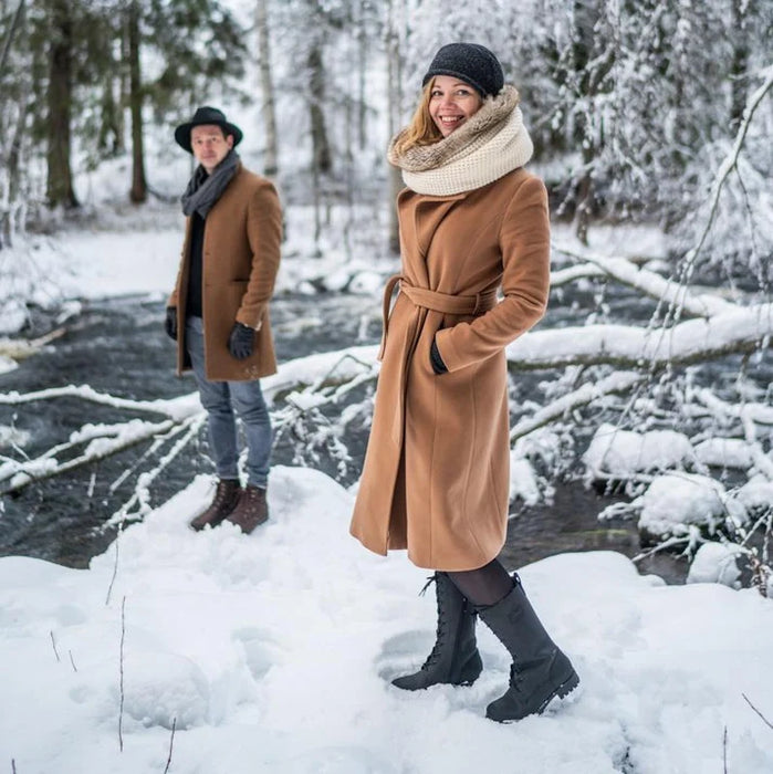Pomar Kota Gore-Tex saappaat vahattua nupukkinahkaa musta