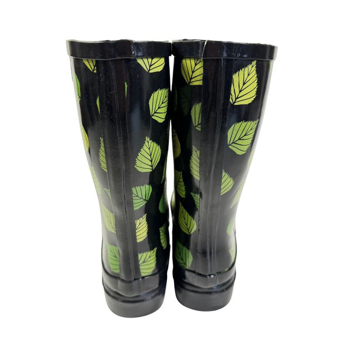 RistoMatti Ratia kumikengät Koivunlehti musta-vihreä