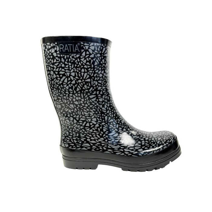 RistoMatti Ratia kumikengät Mosic musta-harmaa