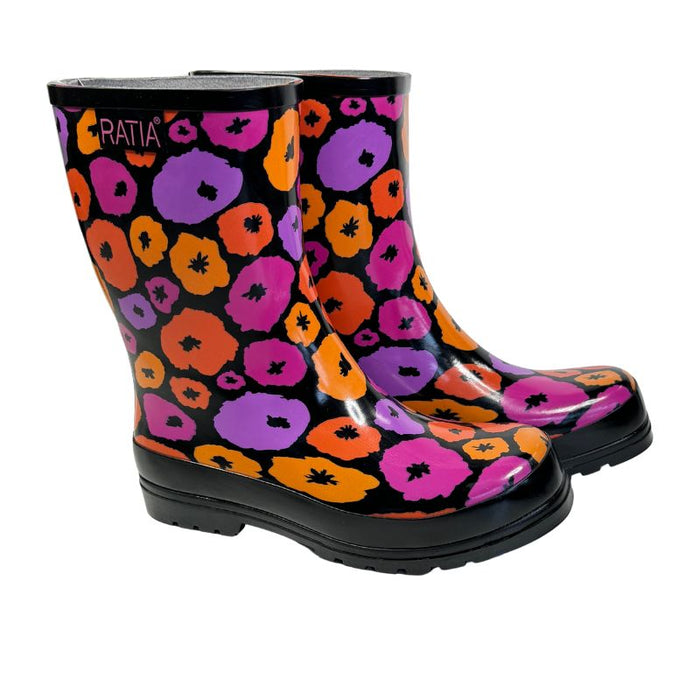 RistoMatti Ratia kumikengät Orvokit monivärinen