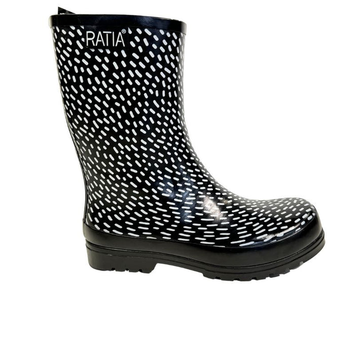 RistoMatti Ratia kumikengät Sade mustavalkoinen