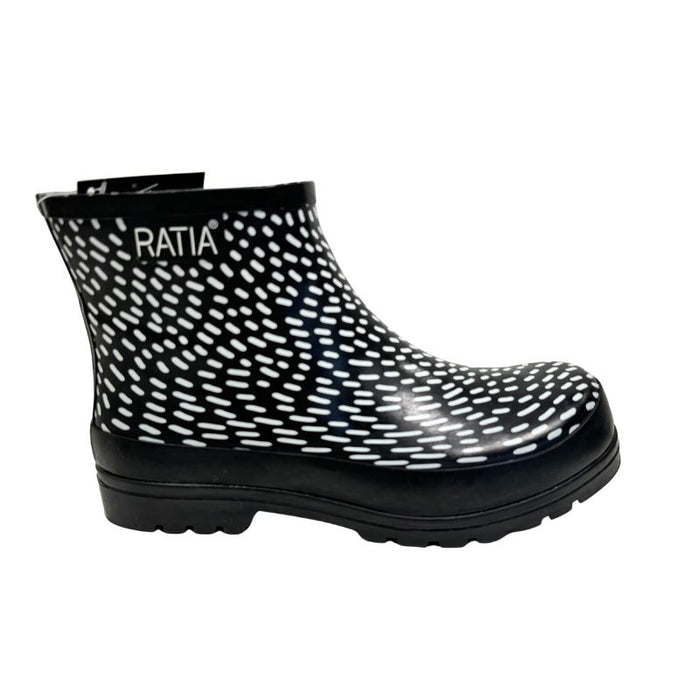 RistoMatti Ratia kumikengät Sade musta-valkoinen