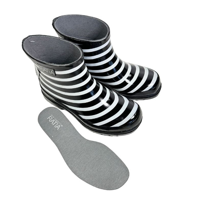 RistoMatti Ratia kumikengät Tasaraita musta-valkoinen