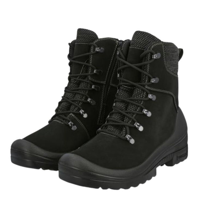 Kuoma Kulkija talvilenkkarit nahkaa musta