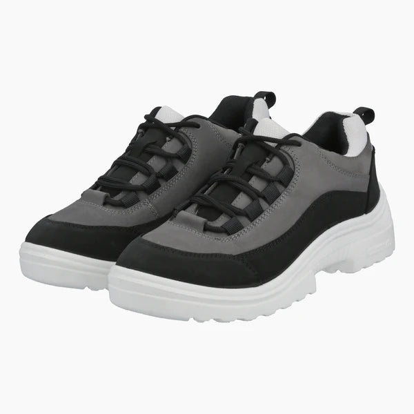 Kuoma Tempo vettä hylkivät nahkalenkkarit harmaa