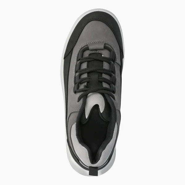 Kuoma Tempo vettä hylkivät nahkalenkkarit harmaa