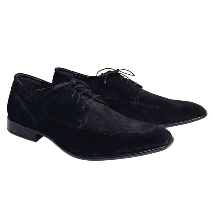 Umberto by Mantere miesten mokkanahkaiset juhlakengät musta