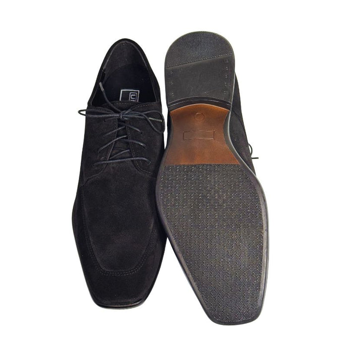 Umberto by Mantere miesten mokkanahkaiset juhlakengät musta
