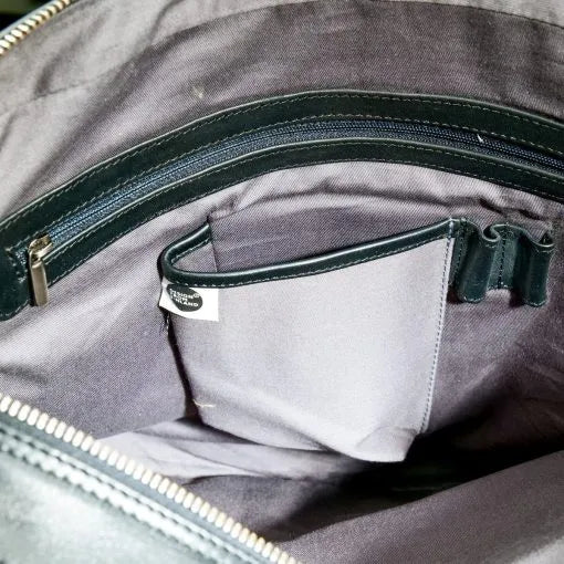 Nahkainen tietokonesalkku A. Eriksson Gullkrona Greg musta