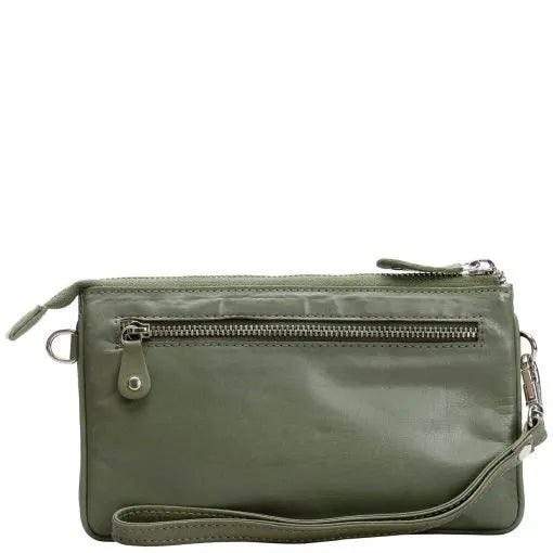 Nahkalaukku Heli A. Eriksson vihreä