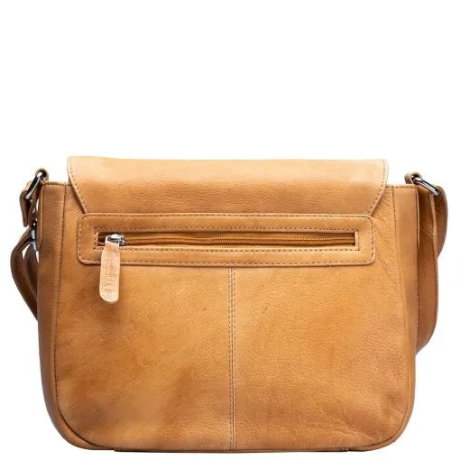 Nahkalaukku Oivi A. Eriksson konjakki