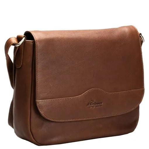 Nahkalaukku Oivi A. Eriksson tumman ruskea