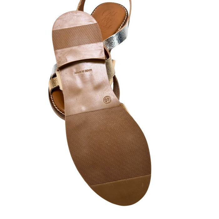 Oh My Sandals Sandaalit Duna cava kulta-hopea