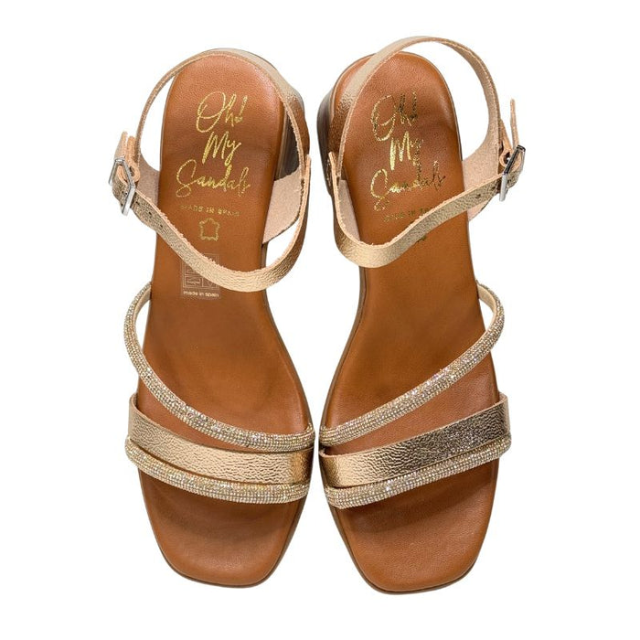 Oh My Sandals Sandaalit Duna cava kulta kimalle