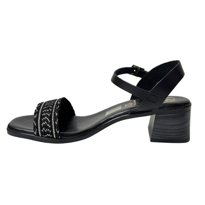 Oh My Sandals Sandaalit Vaqueta negro musta-hopea