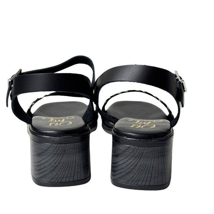 Oh My Sandals Sandaalit Vaqueta negro musta-hopea