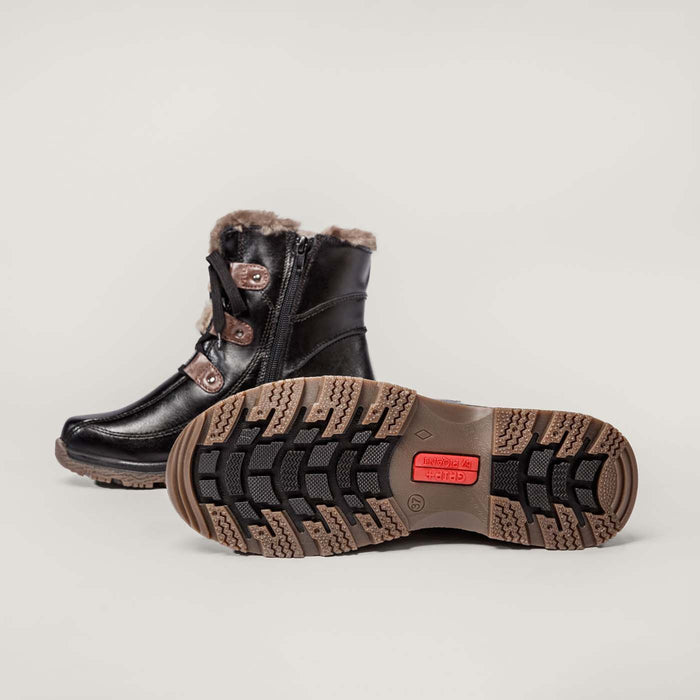 Piqant naisten turkisvuoriset talvinilkkurit musta