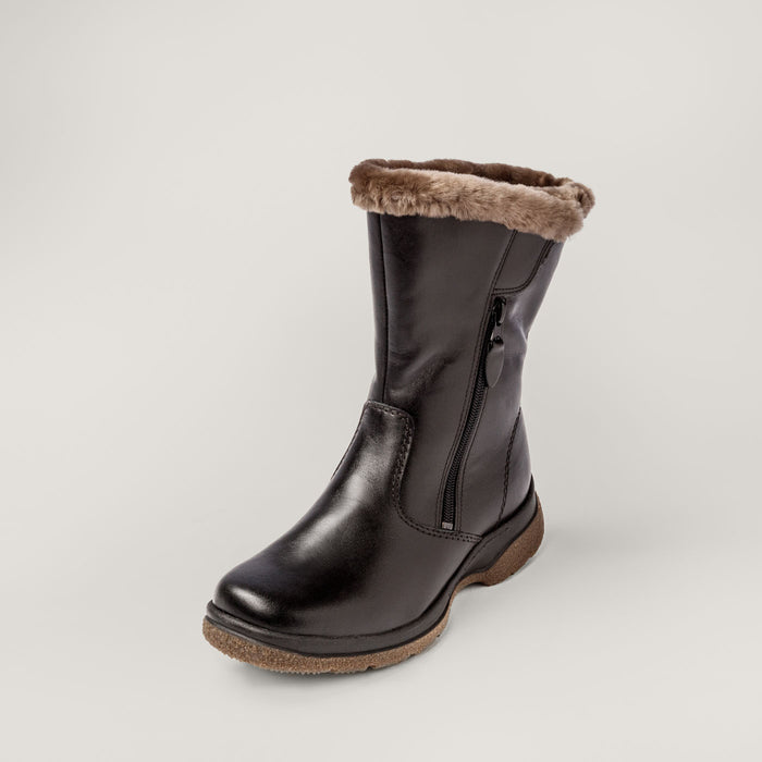 Piqant naisten talvisaappaat lampaanturkisvuorilla musta