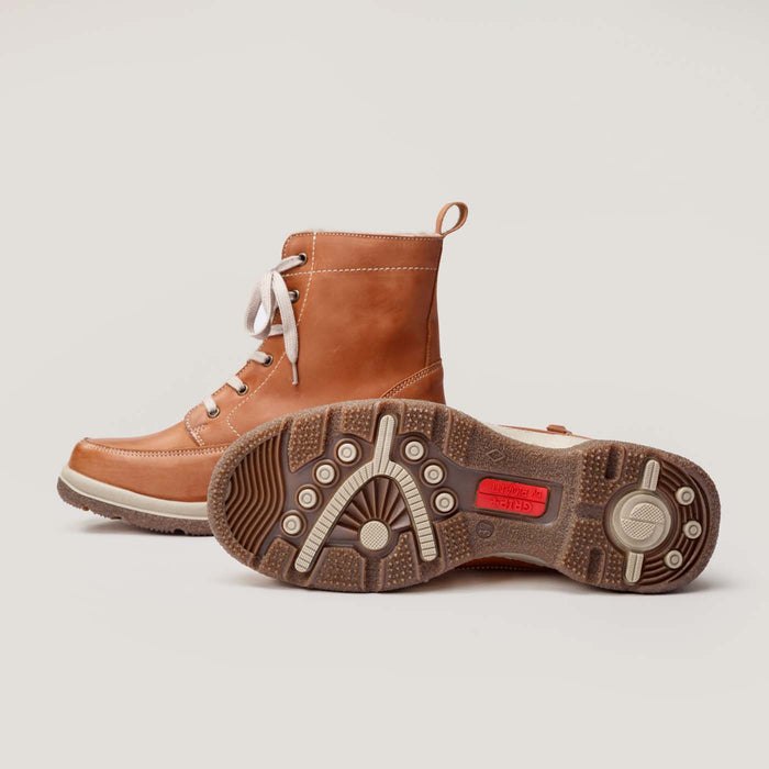 Piqant naisten lammasturkisvuoriset nilkkurit ruskea