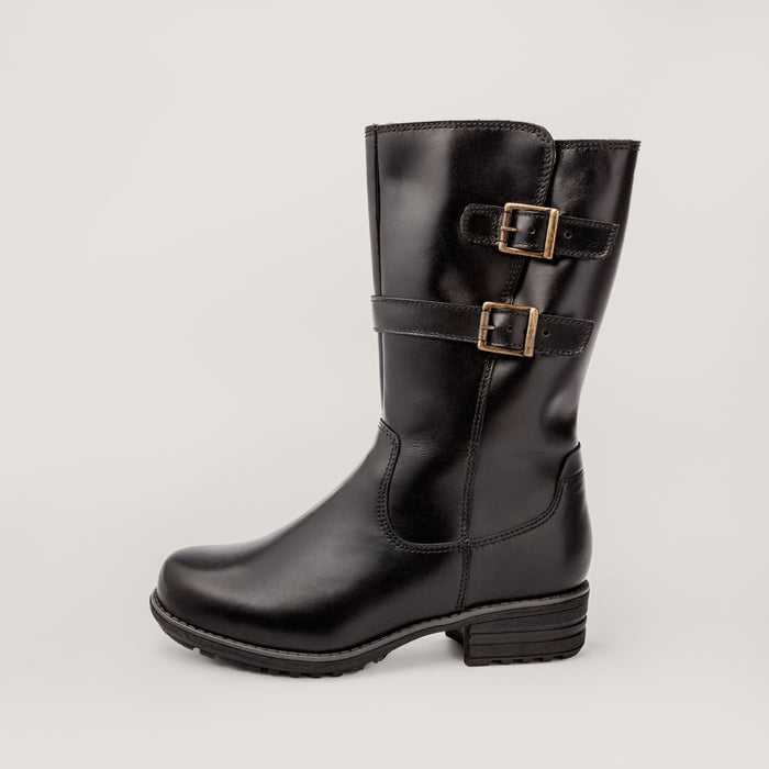 Piqant naisten talvisaappaat lampaanturkisvuorilla musta