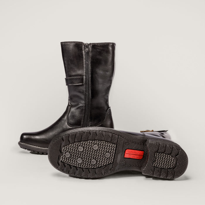 Piqant naisten talvisaappaat lampaanturkisvuorilla musta