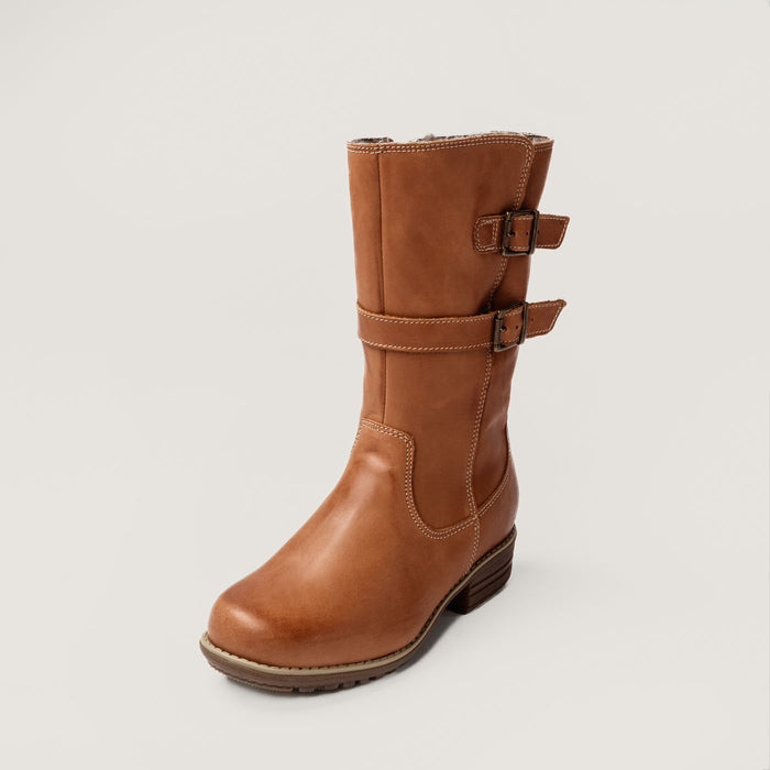 Piqant naisten talvisaappaat lampaanturkisvuorilla ruskea