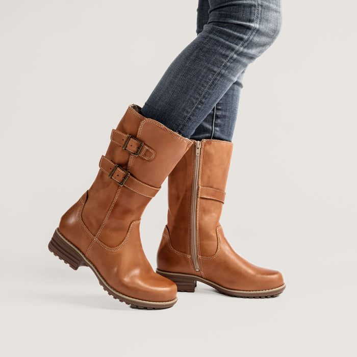 Piqant naisten talvisaappaat lampaanturkisvuorilla ruskea