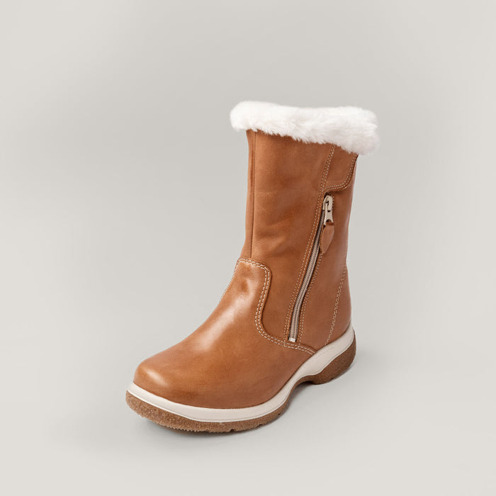 Piqant naisten talvisaappaat lampaanturkisvuorella ruskea