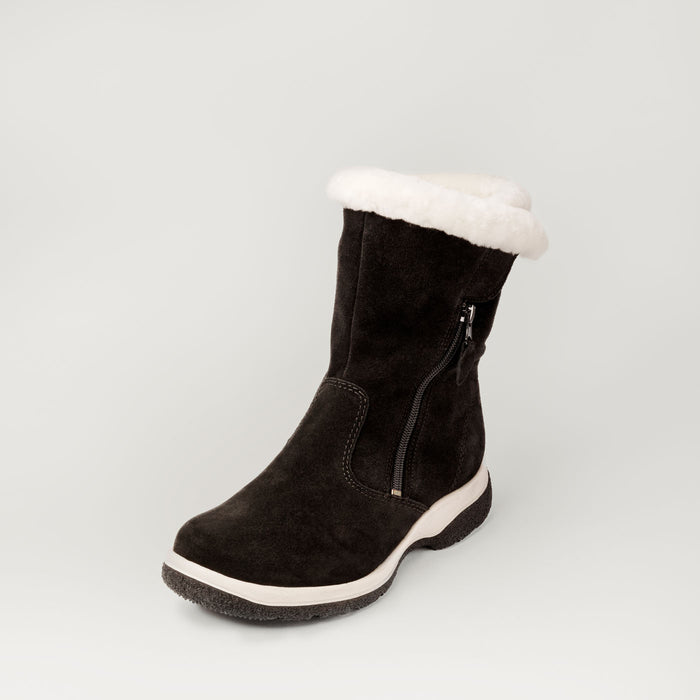 Piqant naisten talvisaappaat lampaanturkisvuorilla musta